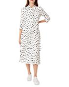 Hobbs London Leona Spot Print Midi Dress