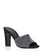 Giuseppe Zanotti Women's Crystal-embellished High-heel Slide Sandals