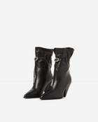 The Kooples Women's Mid High Western Boots