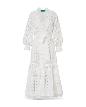 Waimari Entrelazos Eyelet Embroidered Dress