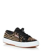Superga Women's Studded Low Top Sneakers