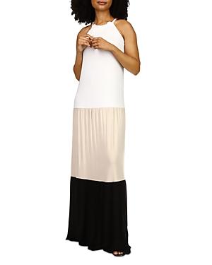 Michael Michael Kors Color Blocked Maxi Dress