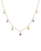 Bloomingdale's Pink & Yellow Sapphire Droplet Necklace In 14k Yellow Gold, 16 - 100% Exclusive