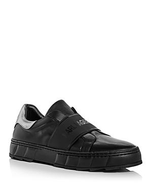 Karl Lagerfeld Paris Men's Logo Low Top Sneakers
