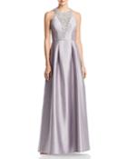 Adrianna Papell Embellished Ball Gown