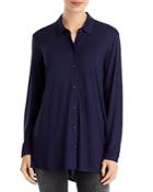 Eileen Fisher Classic Collar Shirt - 100% Exclusive