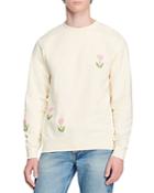 Sandro Tulip Embroidered Sweatshirt