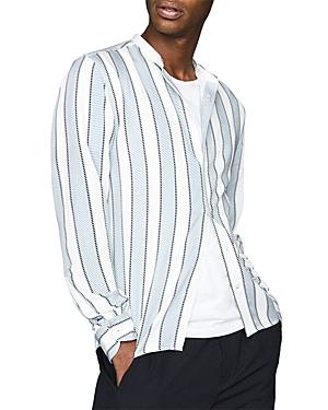 Reiss Chince Striped Regular Fit Button Down Shirt