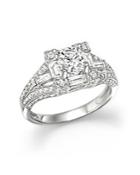 Certified Diamond Ring In 14k White Gold, 2.45 Ct. T.w. - 100% Exclusive