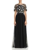 Aidan Aidan Embellished Tulle Gown