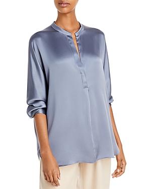 Vince Band Collar Top