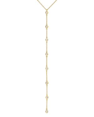 Adinas Jewels Cubic Zirconia Lariat Necklace, 13-16