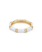 Argento Vivo Enamel Ring In 18k Gold-plated Sterling Silver