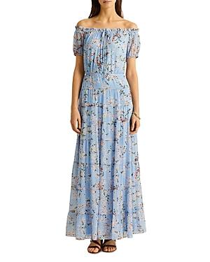 Lauren Ralph Lauren Floral Georgette Maxi Dress