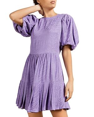 Ted Baker Pleated Hem Mini Dress