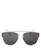 Dior Homme Black Mirror Sunglasses, 50mm