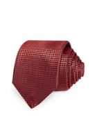Hugo Textured Diagonal Dash Silk Skinny Tie