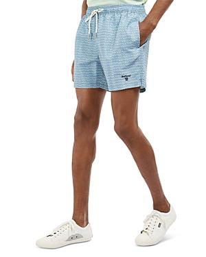 Barbour Diamond Geometric Print Swim Shorts