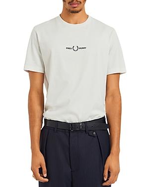 Fred Perry Logo Embroidered Crewneck Tee