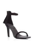 Joie Nia Braided Ankle Strap High Heel Sandals