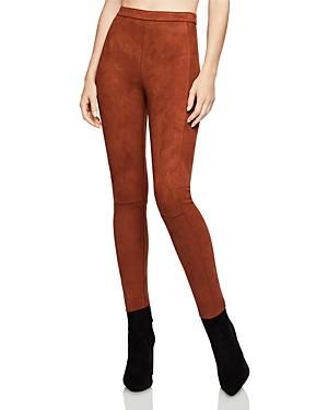 Bcbgeneration Seamed Faux Suede Skinny Pants