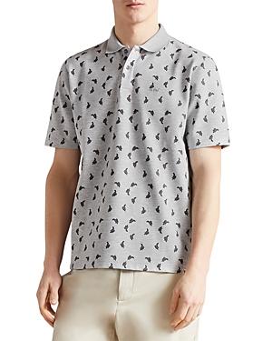 Ted Baker Vyner Mib Ditsy Whippet Printed Polo
