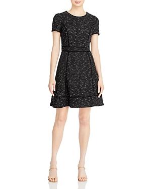 Karl Lagerfeld Paris Tweed Knit Mini Dress