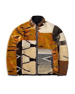 Aries Patchwork Reversible Zip Through Fleece