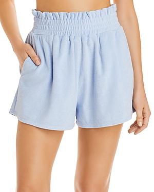 Aqua Swim Smocked Terrycloth Shorts - 100% Exclusive