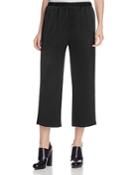 Eileen Fisher Petites Silk Straight Crop Pants