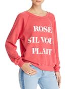 Wildfox Rose Sweatshirt