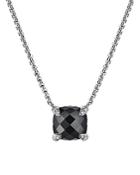 David Yurman Chatelaine Pendant Necklace With Black Onyx And Diamonds, 18