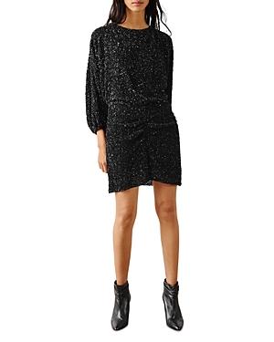 Ba & Sh Scarlet Sequin Mini Dress