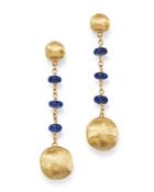 Marco Bicego 18k Yellow Gold Africa Precious Sapphire Drop Earrings
