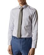 Ted Baker Geo-print Slim Fit Button-down Shirt