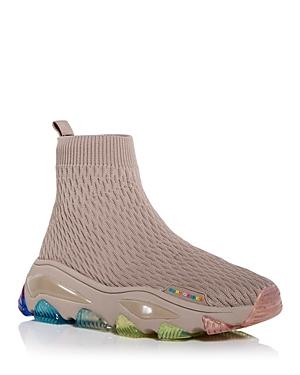 Dupe Kurt Geiger London Women's Lettie Knit Low Top Sneakers