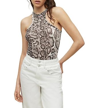 Allsaints Norma Noche Racer Neck Bodysuit