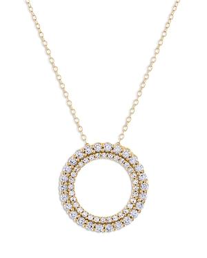 Bloomingdale's Diamond Circle Pendant Necklace In 14k Yellow Gold, 2.0 C.t.t.w. - 100% Exclusive
