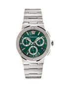 Versace Greca Logo Chronograph, 43mm