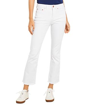 Vineyard Vines Jamie High Rise Kick Flare Jeans In White Cap