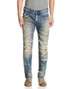 Prps Goods & Co. Distressed Slim Fit Jeans In Indigo
