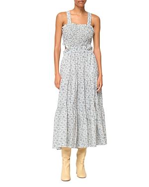 Sea Ida Printed Apron Cotton Dress