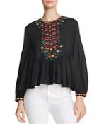 Joie Ghita Embroidered Top