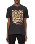 Purple Brand Lion Graphic Logo Tee