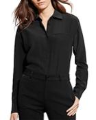 Lauren Ralph Lauren Long Sleeve Silk Shirt