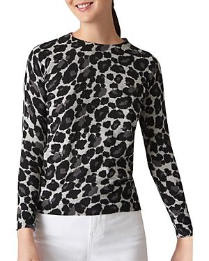 Whistles Leopard Print Sweater