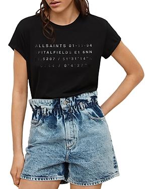 Allsaints Address Print Anna Tee