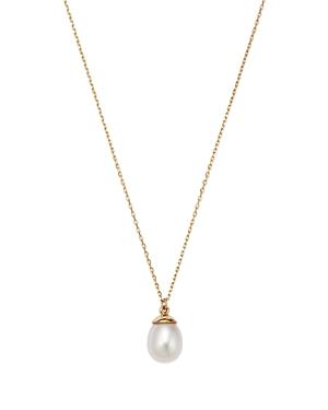 Moon & Meadow 14k Yellow Gold Freshwater Pearl Pendant Necklace, 18