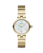 Emporio Armani Armani Ladies Gold-tone Link Bracelet Watch, 32mm