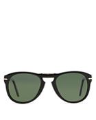 Persol Men's 0714 Polarized Vintage Icons Foldable Sunglasses, 52mm
